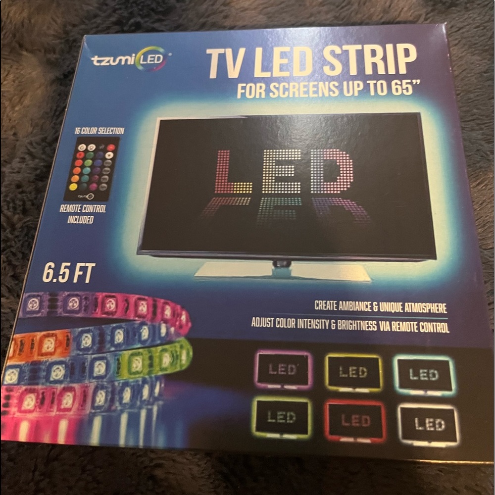 Tzumi LED TV Lights strips NWT NIB BRAND NEW